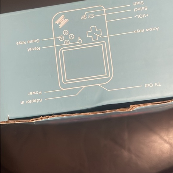 Portable Blue Gaming Console over 500 classic games. - Picture 4 of 5